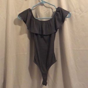 Ruffle top body suit